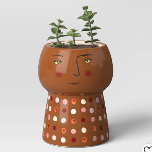 Opalhouse Accents Nwt Outdoor Ceramic Family Planter Opalhouse